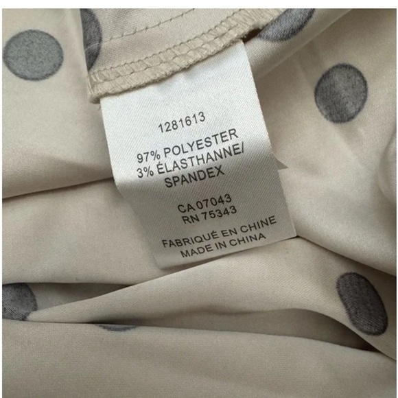 Ivory Satin Polka Dot Slip Dress with Lace Trim Dupe to Free People - Picture 5 of 5